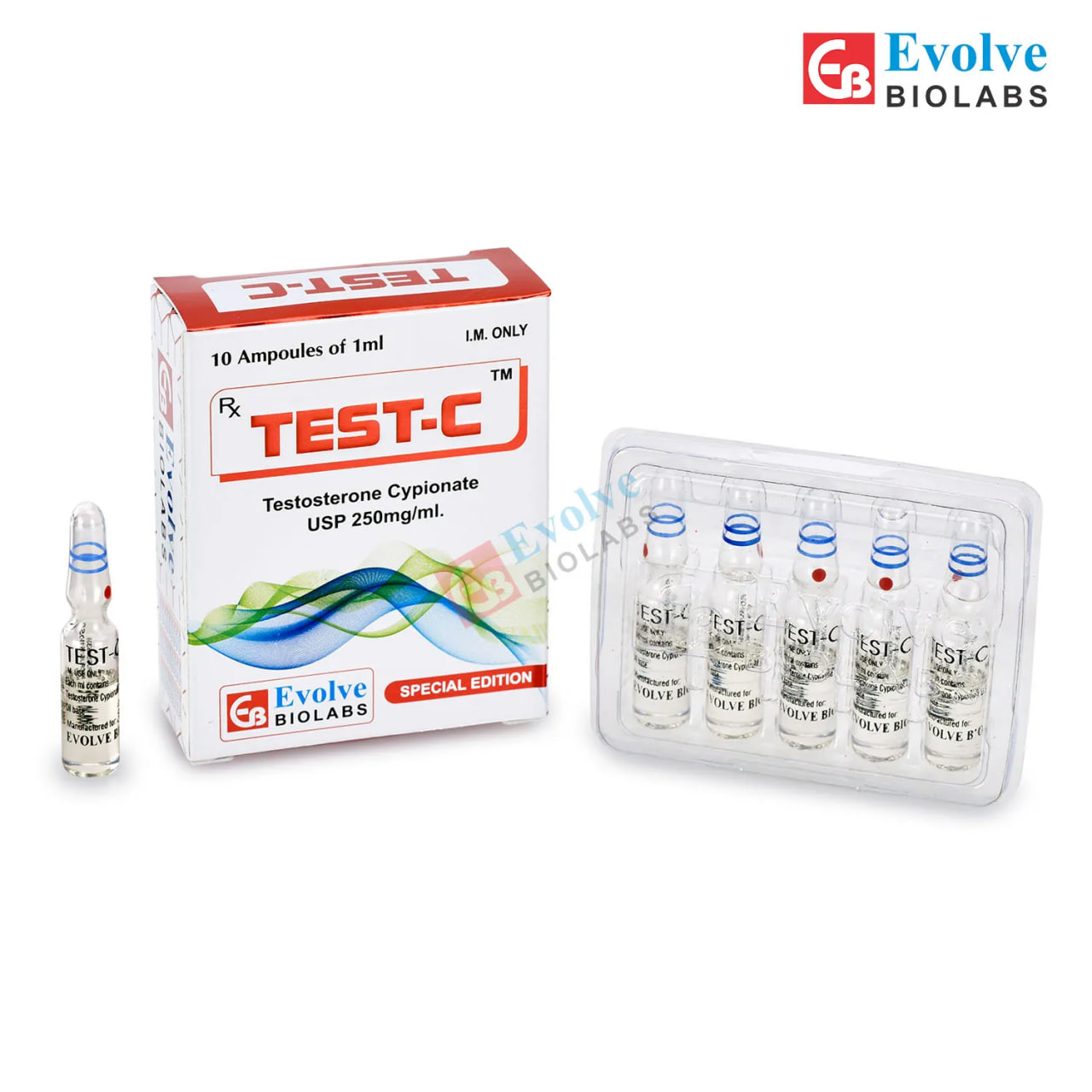 Testosteron Cypionate 10amp x 1ml 250mg/ml