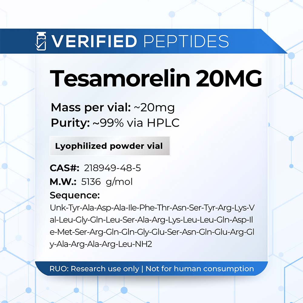 Tesamorelin 20MG ( 10 vials )